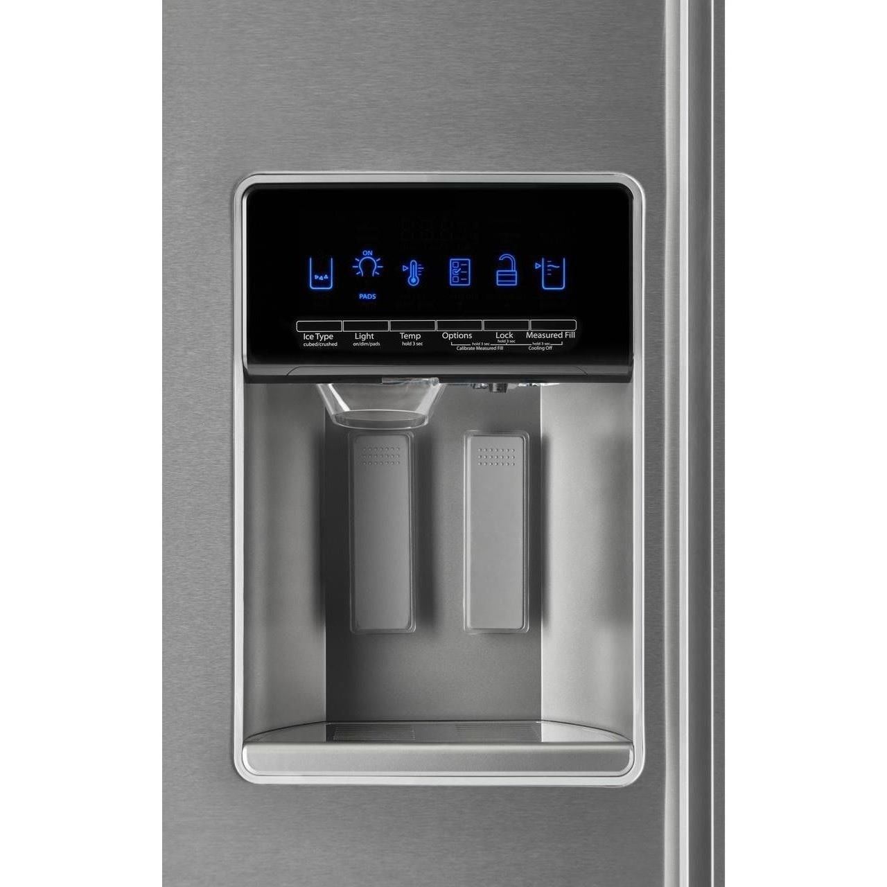 whirlpool refrigerator side by side used whirlpool sidebyside refrigerators36 wrsa88fihz36inch wide contemporary handle sidebyside whirlpool refrigerator side by side used whirlpool sidebyside refrigerators36 wrsa88fihz36inch wide contemporary handle sidebyside